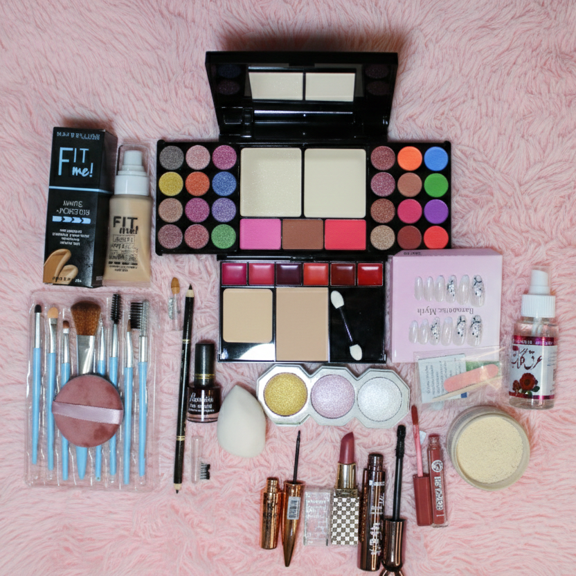 Ultimate Glam Beauty Box – All-in-One Makeup Combo